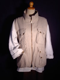 Weste in Beige